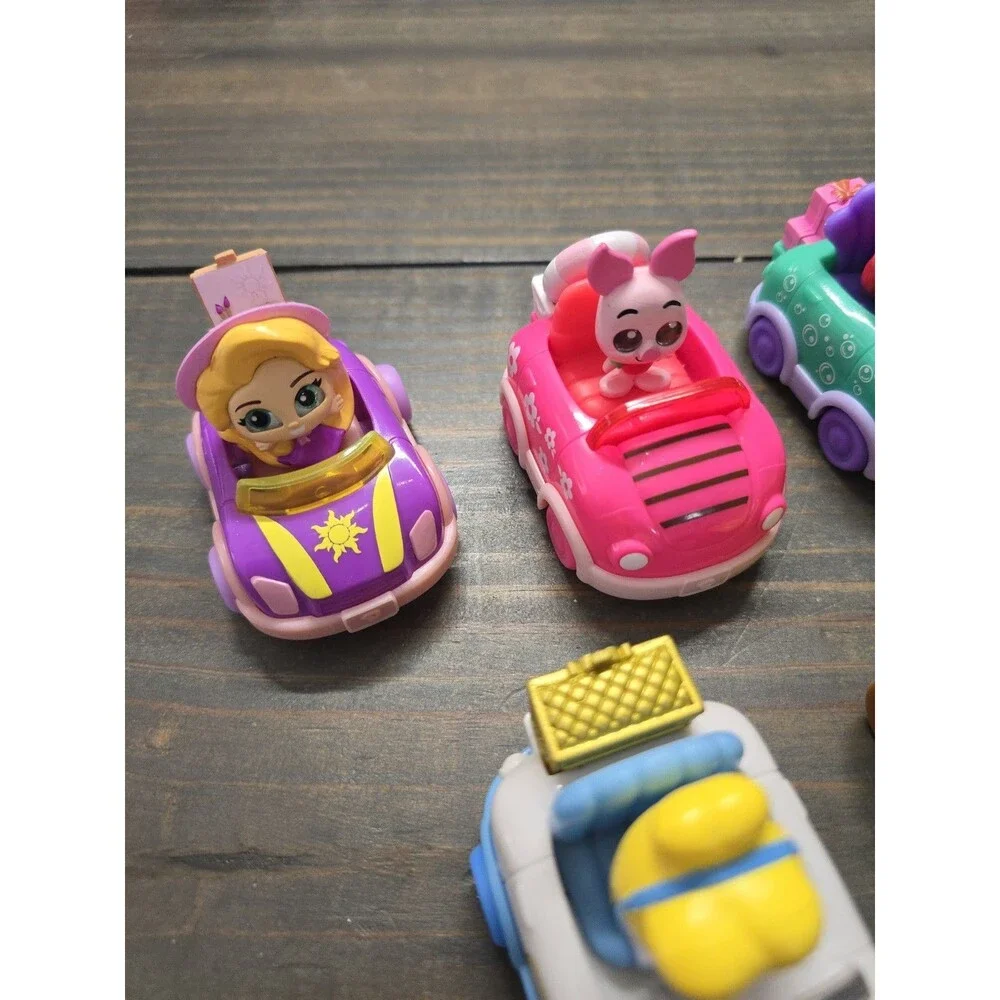 DISNEY DOORABLES LET'S GO ROAD TRIP VEHICLES Figure Lot Cinderella Lilo Ariel +